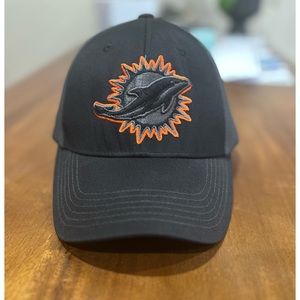 Miami Dolphins NFL Black Tonal Hat